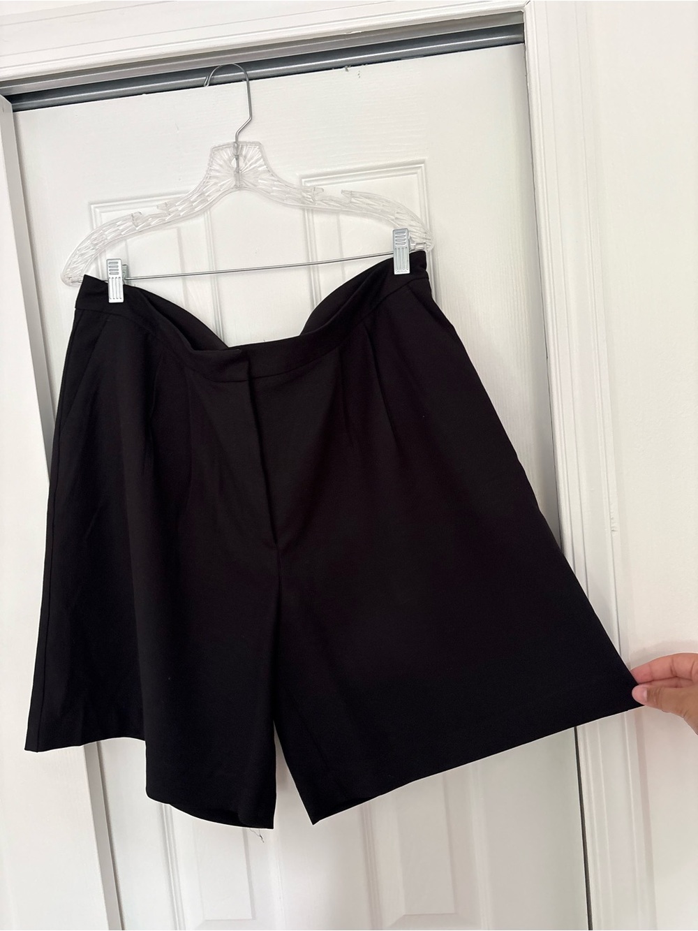 Classic Black Women's Tailored Shorts